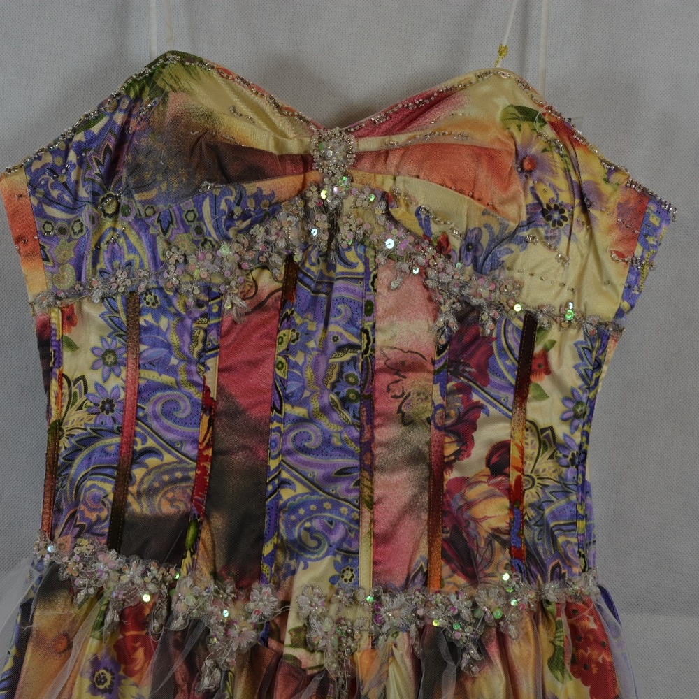 Beaded/Sequinned Prom Dress SZ L NOX NWT #B12
